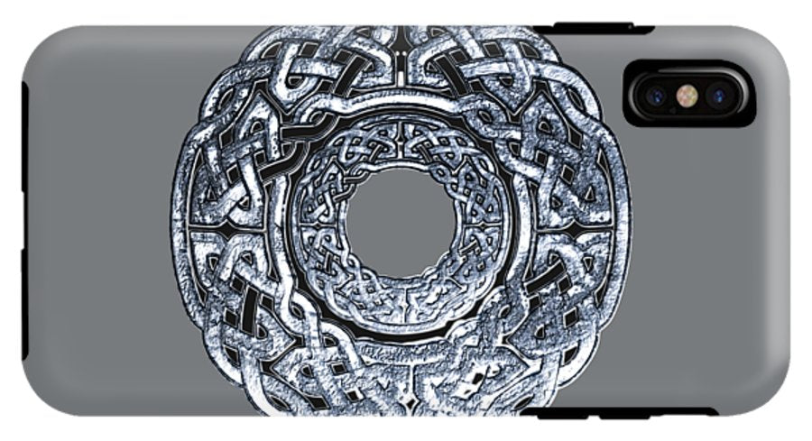 Silver Celtic Knot Circle - Phone Case