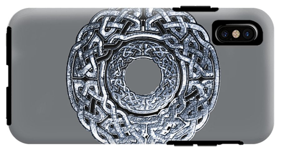 Silver Celtic Knot Circle - Phone Case
