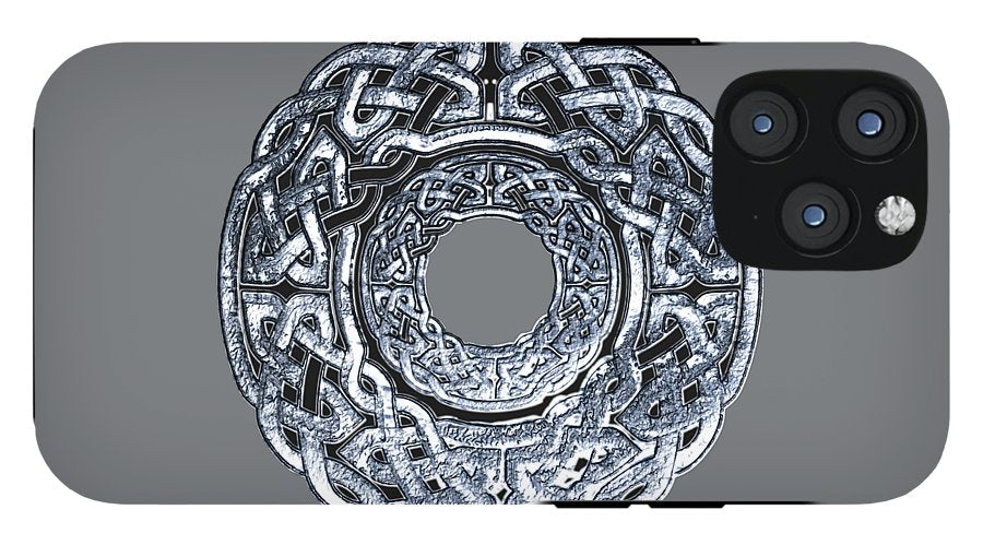 Silver Celtic Knot Circle - Phone Case
