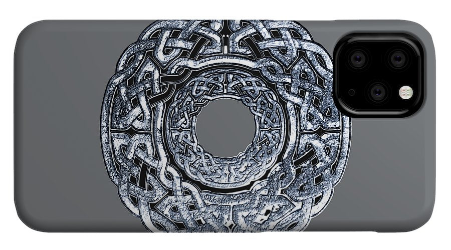 Silver Celtic Knot Circle - Phone Case