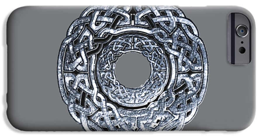Silver Celtic Knot Circle - Phone Case