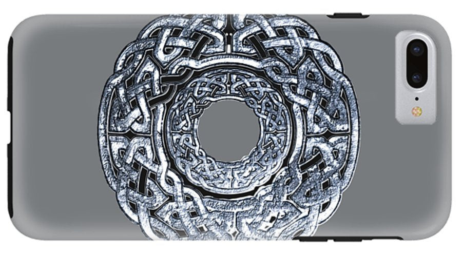 Silver Celtic Knot Circle - Phone Case