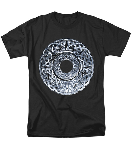 Silver Celtic Knot Circle - Men's T-Shirt (Regular Fit)