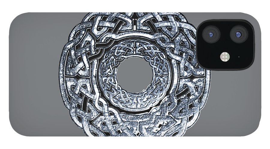 Silver Celtic Knot Circle - Phone Case