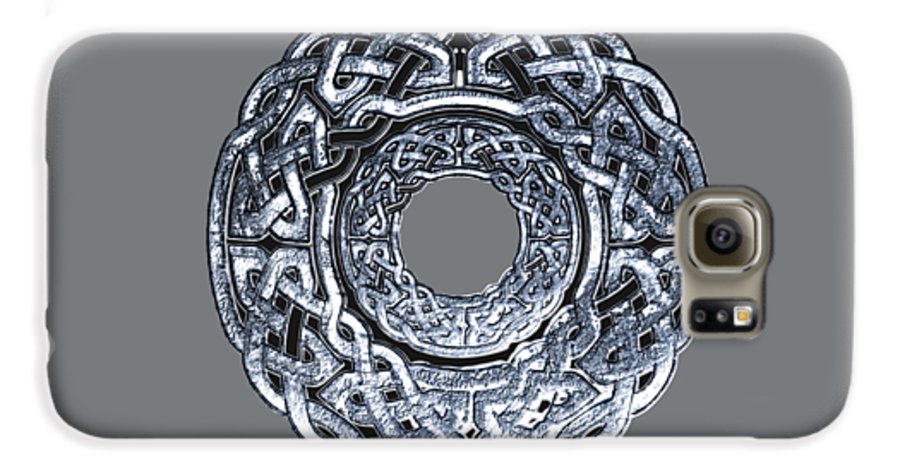 Silver Celtic Knot Circle - Phone Case