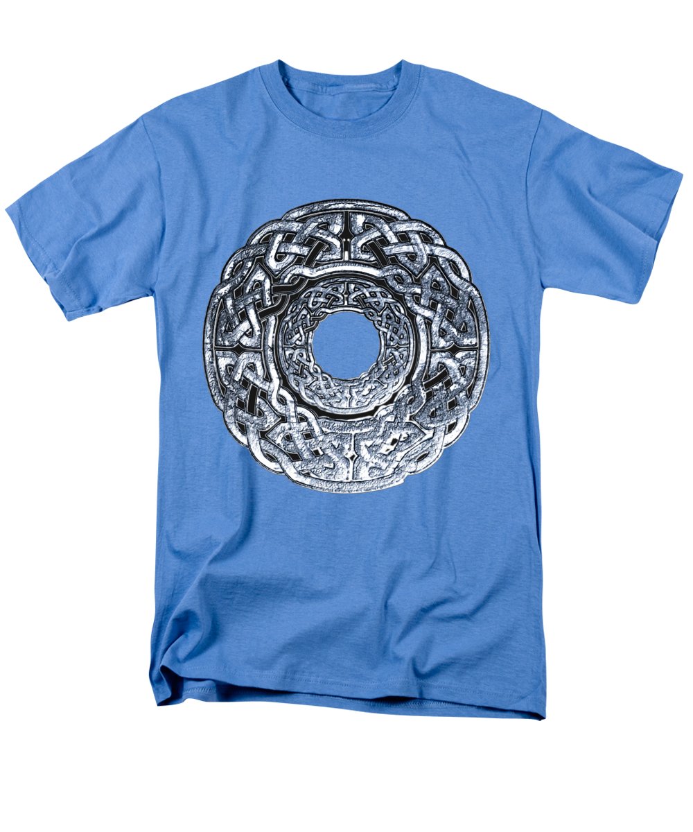 Silver Celtic Knot Circle - Men's T-Shirt (Regular Fit)