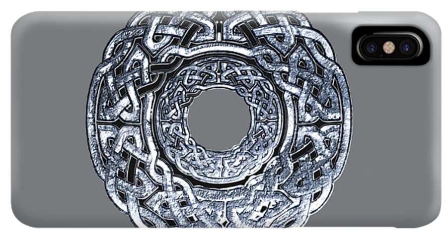 Silver Celtic Knot Circle - Phone Case