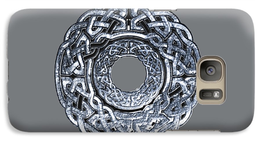 Silver Celtic Knot Circle - Phone Case