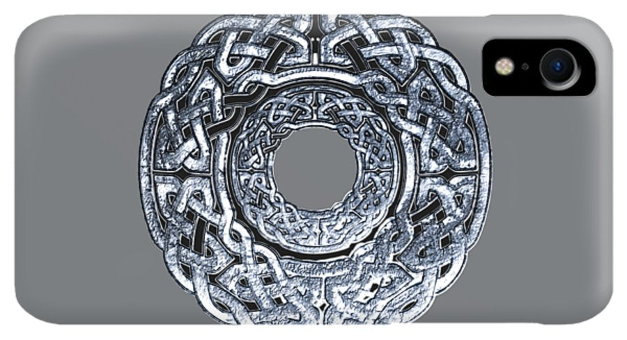 Silver Celtic Knot Circle - Phone Case