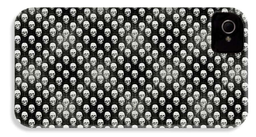 Sketchy Skulls Pattern - Phone Case