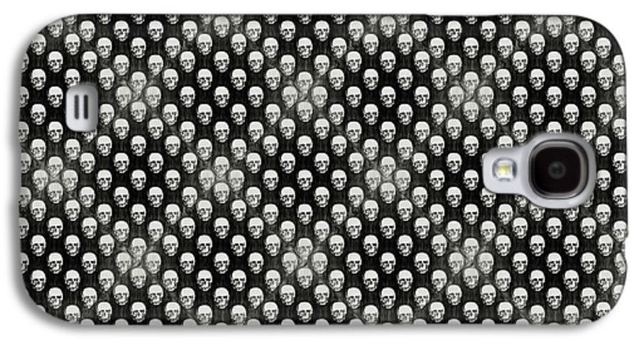 Sketchy Skulls Pattern - Phone Case