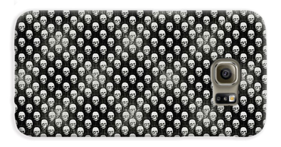 Sketchy Skulls Pattern - Phone Case