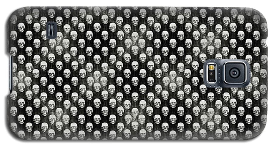 Sketchy Skulls Pattern - Phone Case