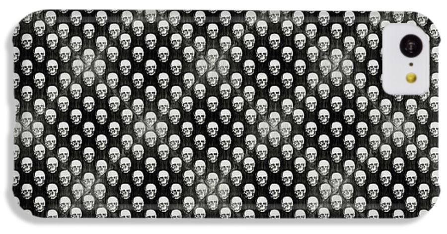 Sketchy Skulls Pattern - Phone Case