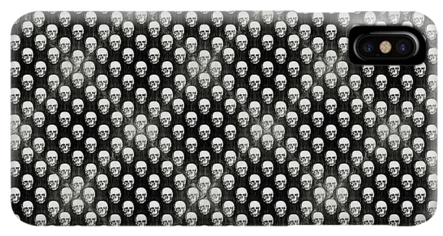 Sketchy Skulls Pattern - Phone Case