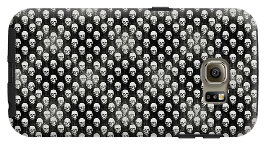Sketchy Skulls Pattern - Phone Case