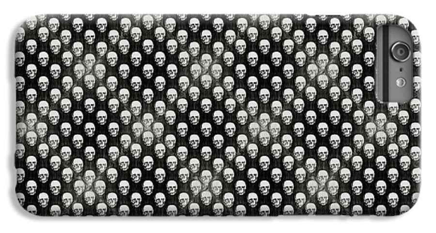 Sketchy Skulls Pattern - Phone Case