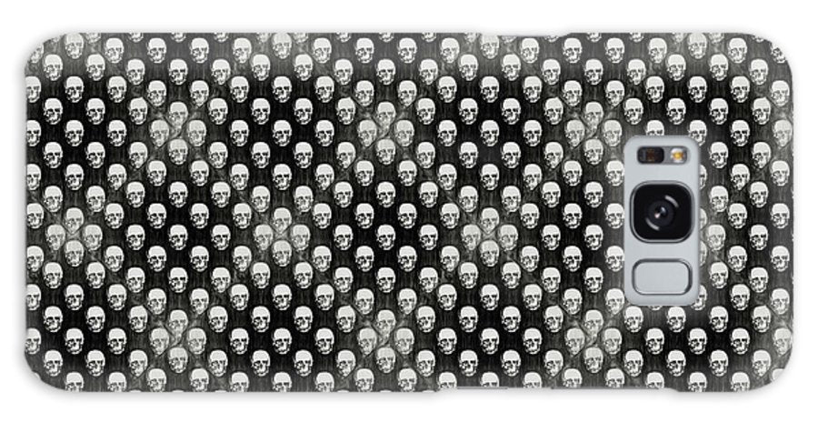 Sketchy Skulls Pattern - Phone Case