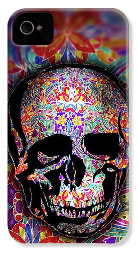 Skull With Sparkle Pattern - Phone Case