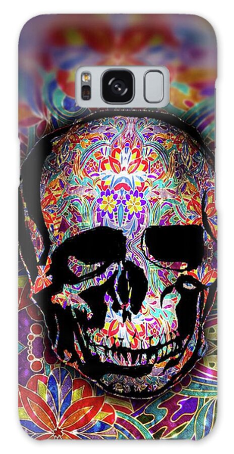 Skull With Sparkle Pattern - Phone Case