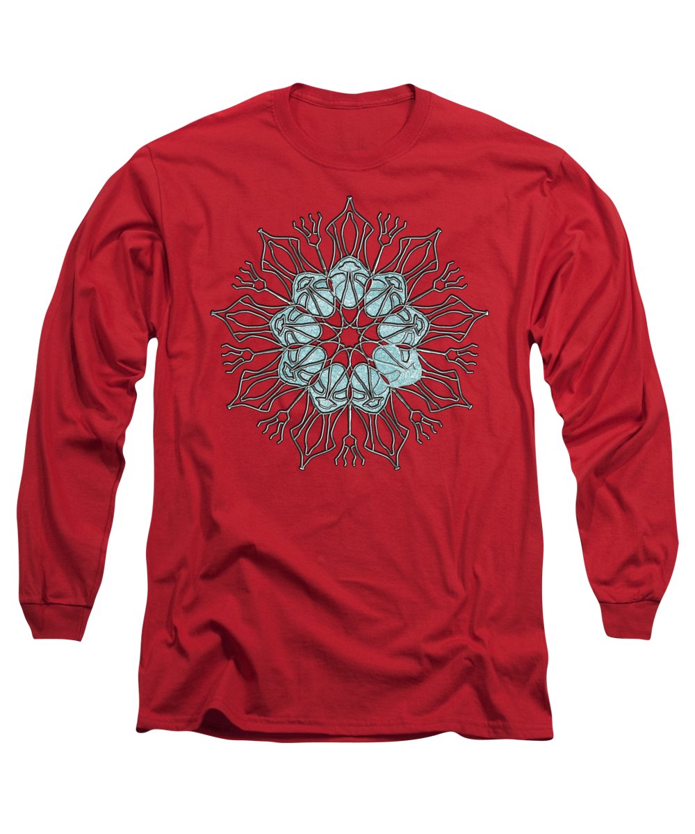Snowflake Mandala - Long Sleeve T-Shirt
