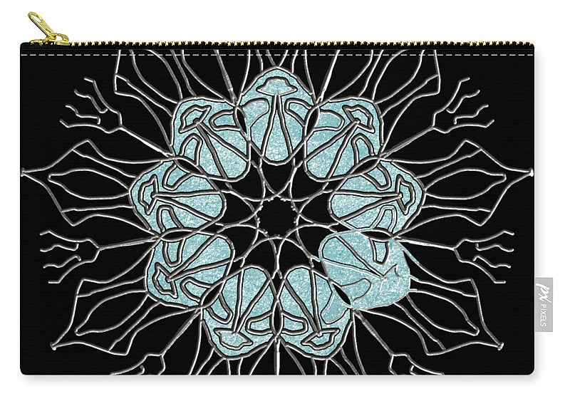 Snowflake Mandala - Carry-All Pouch