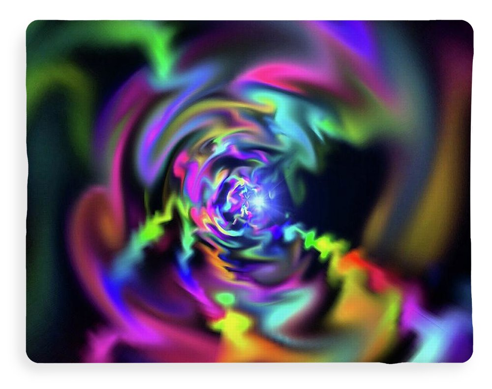 Soft Blend Color Swirl - Blanket