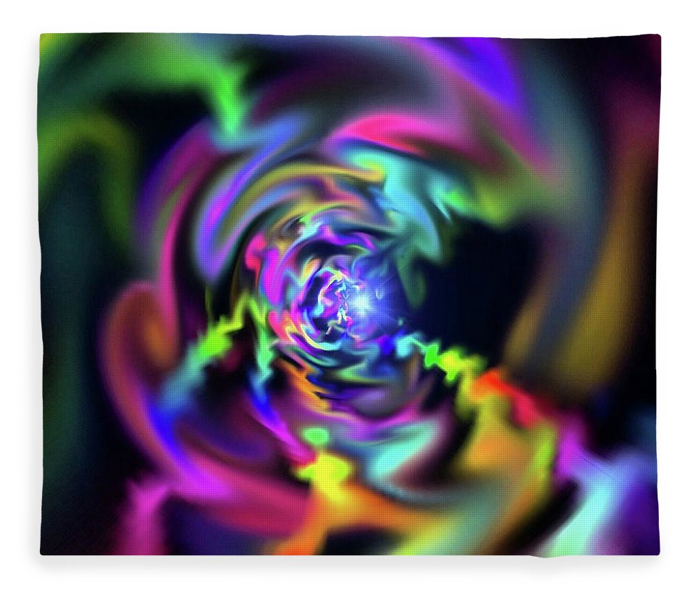 Soft Blend Color Swirl - Blanket