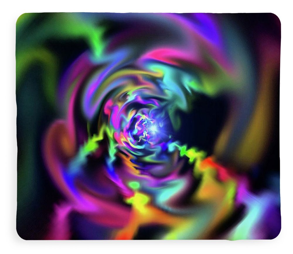 Soft Blend Color Swirl - Blanket