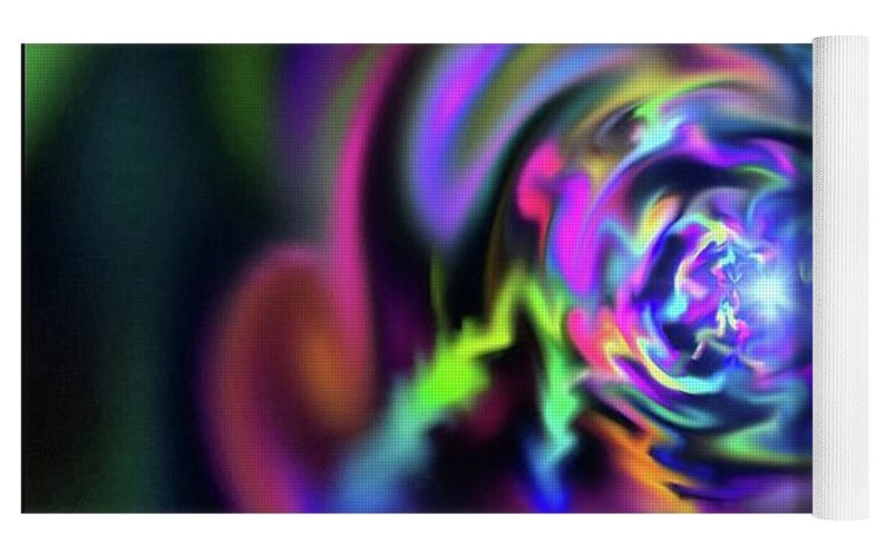 Soft Blend Color Swirl - Yoga Mat