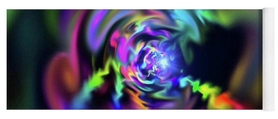Soft Blend Color Swirl - Yoga Mat