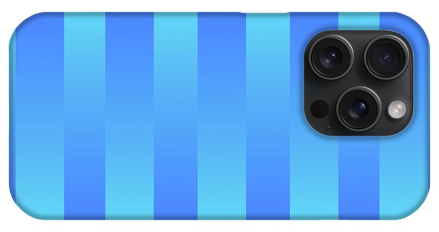 Soft Blue Stripes - Phone Case