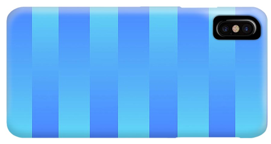 Soft Blue Stripes - Phone Case