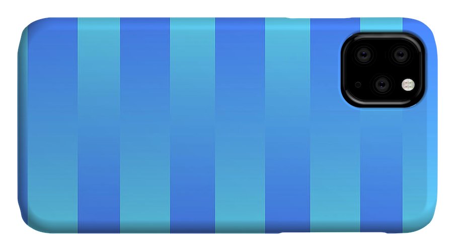 Soft Blue Stripes - Phone Case