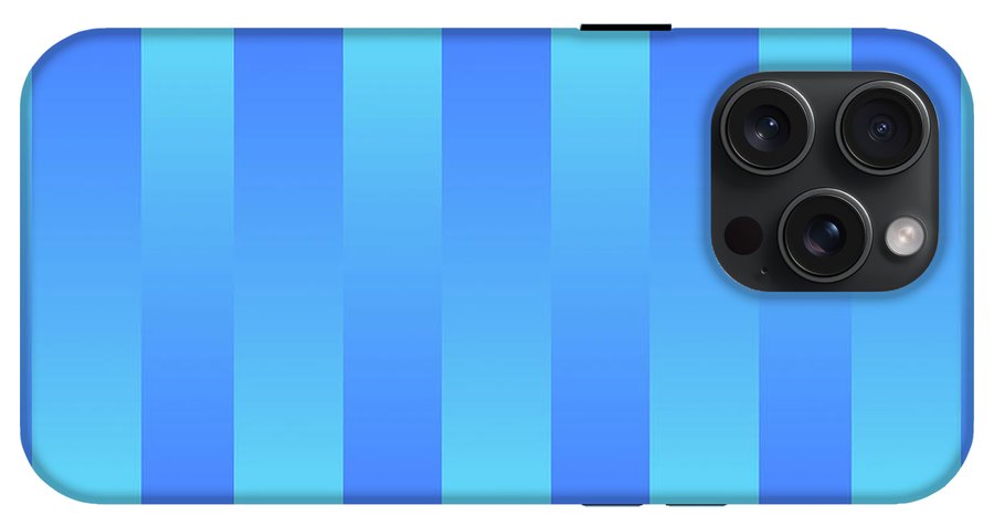 Soft Blue Stripes - Phone Case
