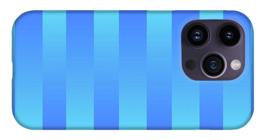 Soft Blue Stripes - Phone Case