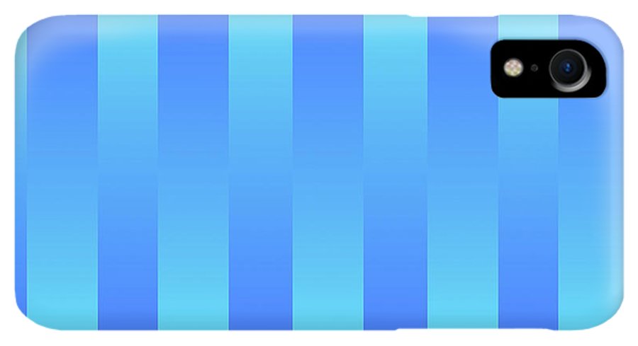 Soft Blue Stripes - Phone Case
