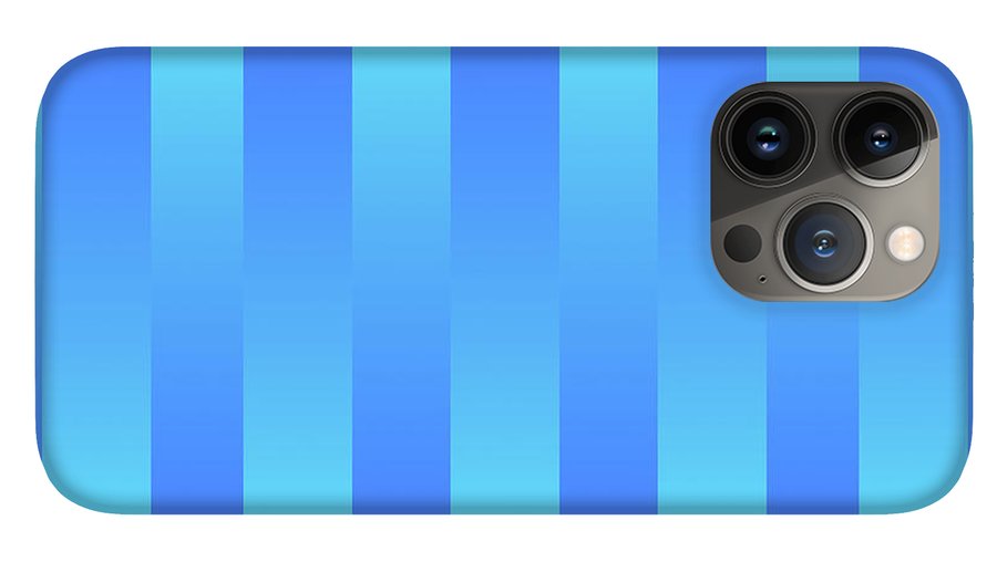 Soft Blue Stripes - Phone Case