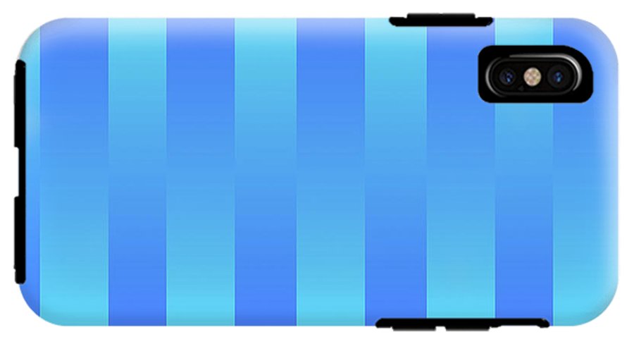 Soft Blue Stripes - Phone Case