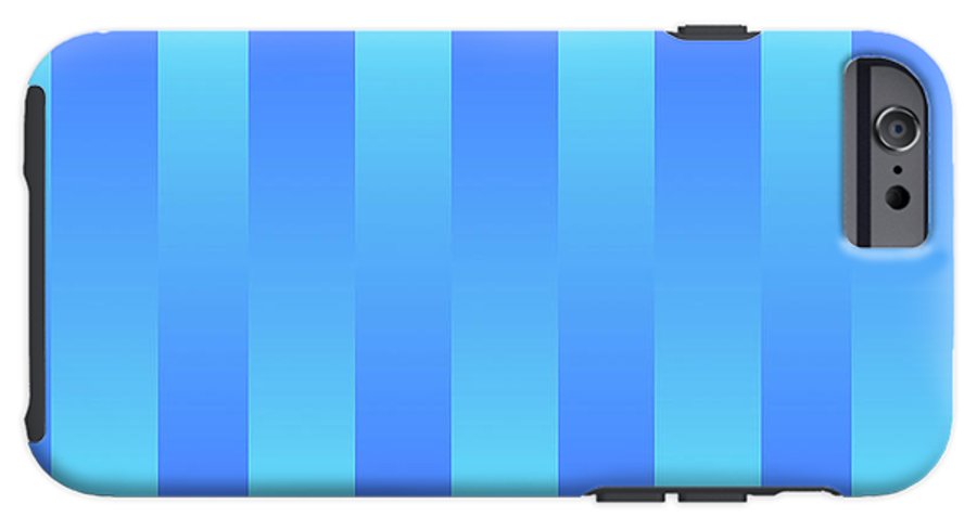Soft Blue Stripes - Phone Case