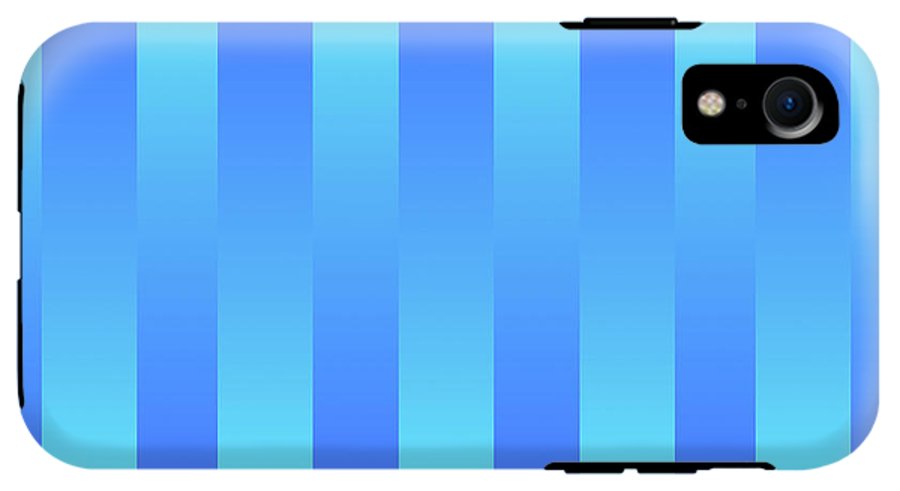 Soft Blue Stripes - Phone Case