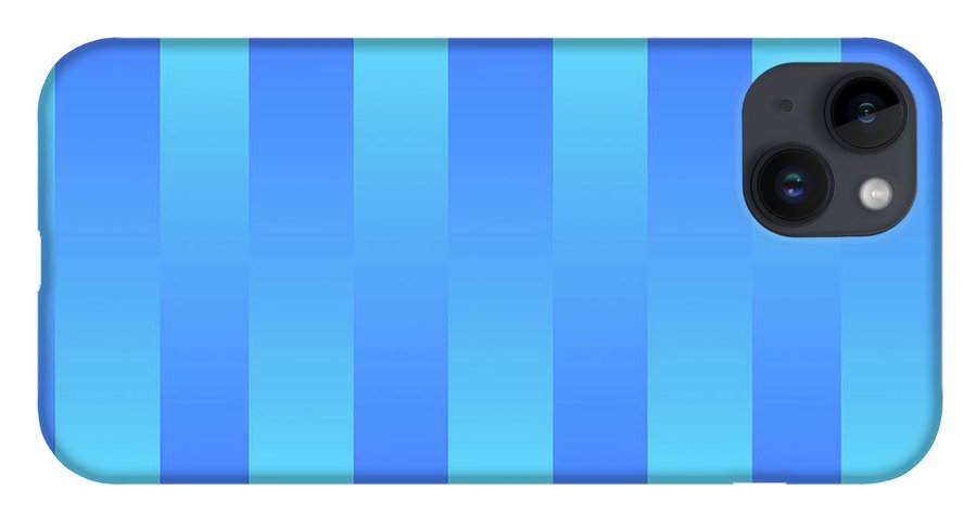 Soft Blue Stripes - Phone Case