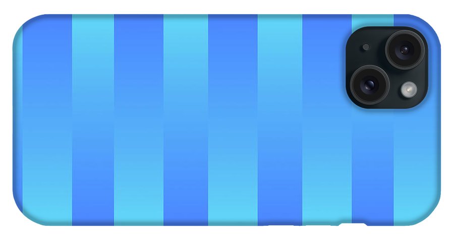 Soft Blue Stripes - Phone Case