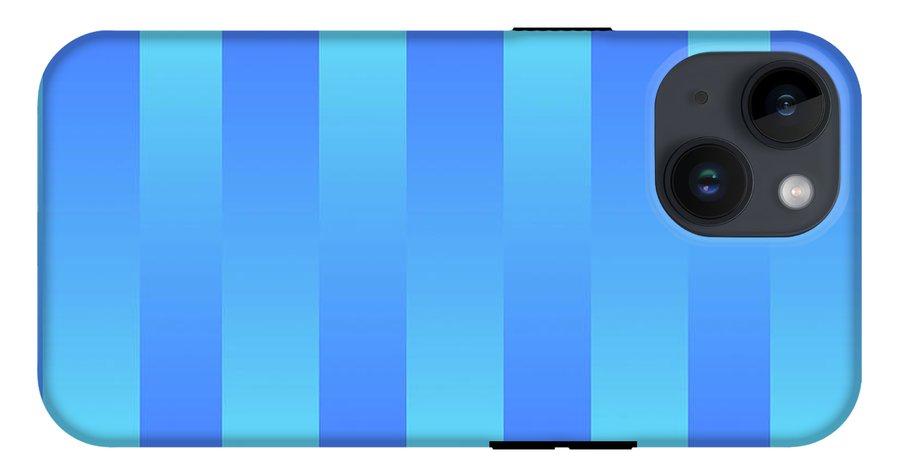 Soft Blue Stripes - Phone Case
