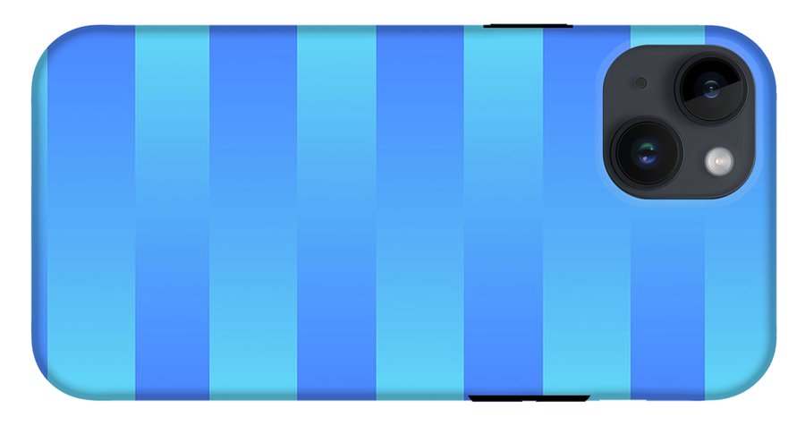 Soft Blue Stripes - Phone Case