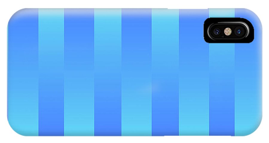 Soft Blue Stripes - Phone Case
