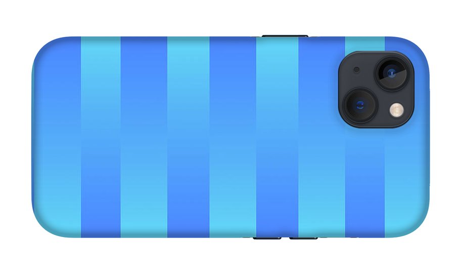 Soft Blue Stripes - Phone Case