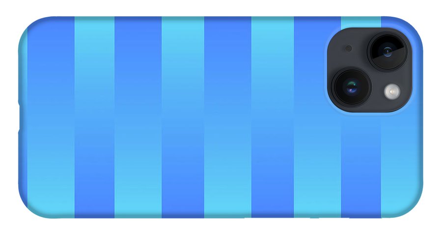Soft Blue Stripes - Phone Case