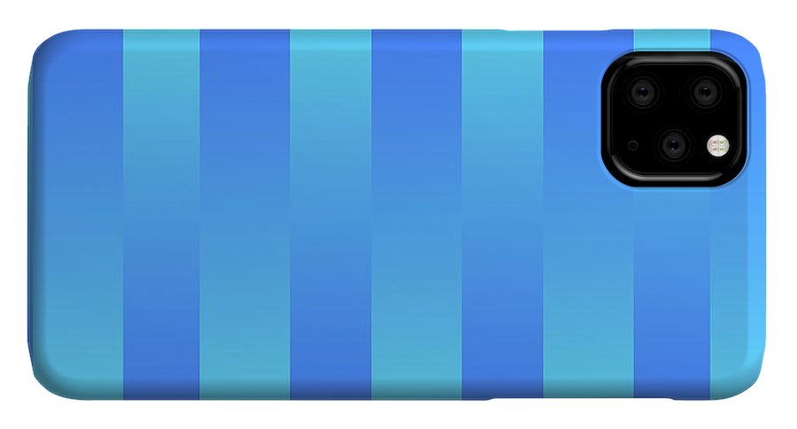 Soft Blue Stripes - Phone Case