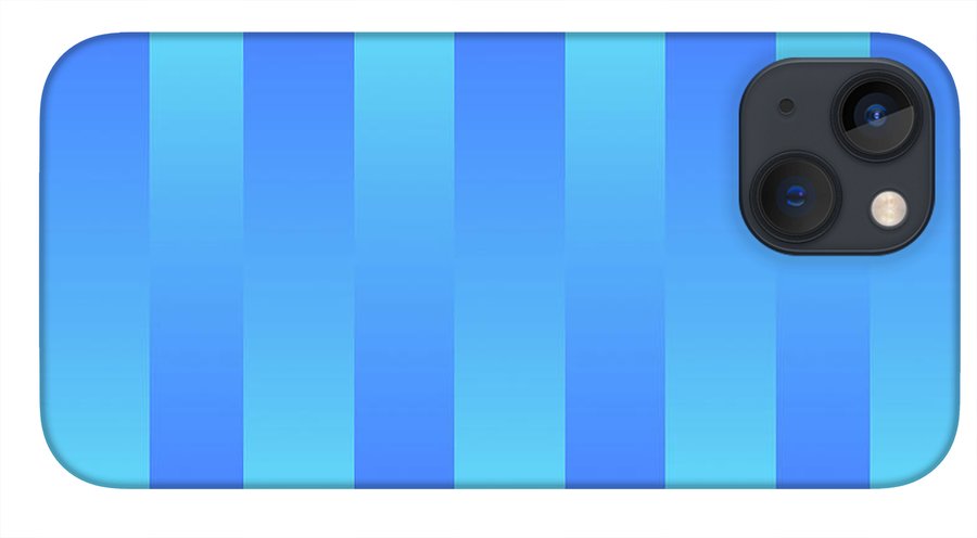 Soft Blue Stripes - Phone Case